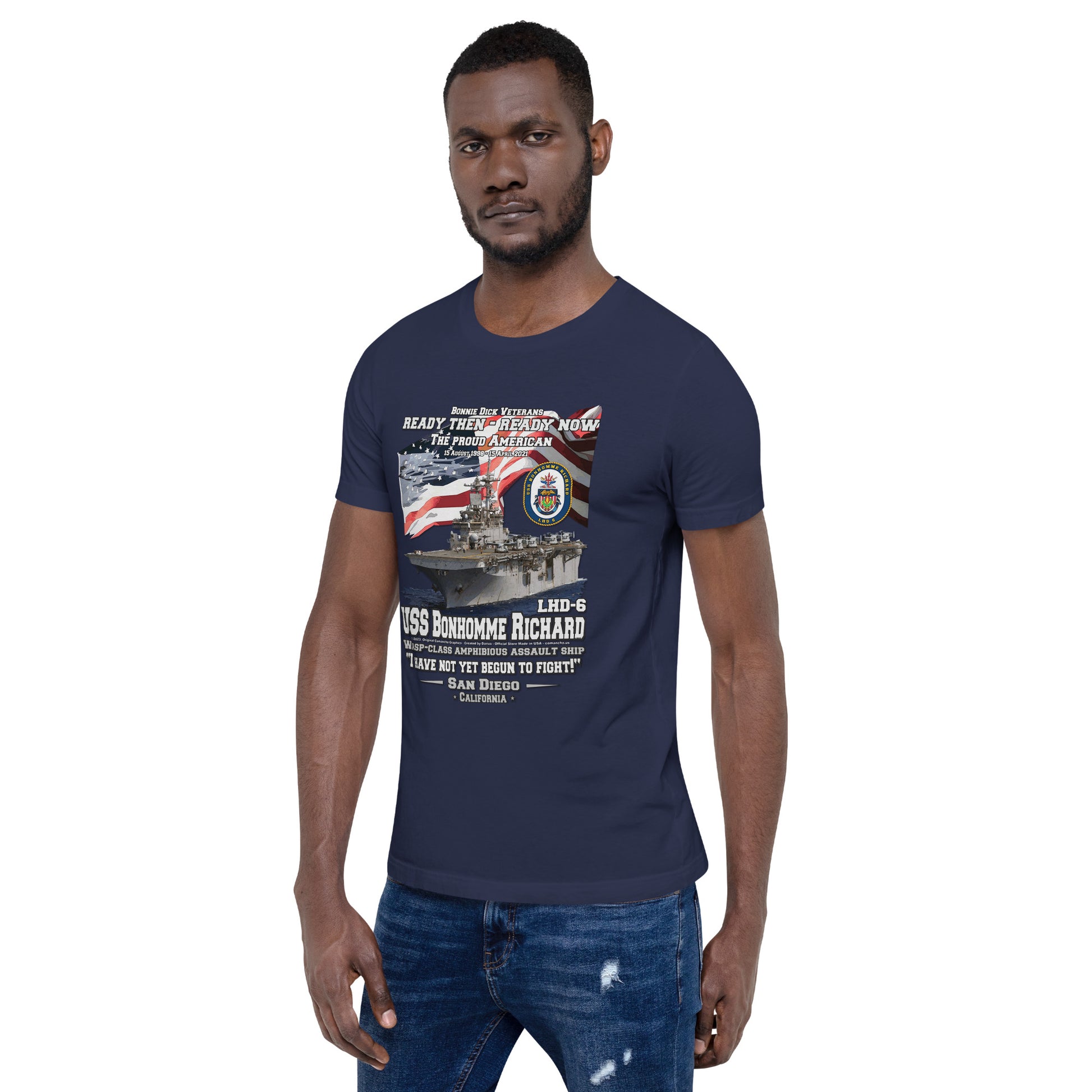 USS BONHOMME RICHARDS t-shirt,USS BONHOMME RICHARDS LHD-6 tee,Unisex t-shirt, Comancha T-shirts,