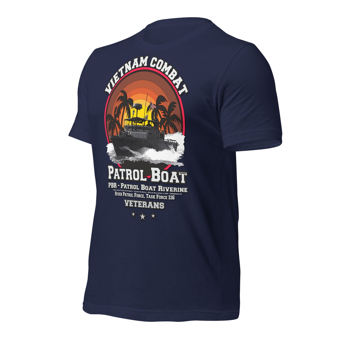 PATROL BOAT tee, Patrol boat Vietnam Combat T-shirt, PIBBER BOAT VETERANS T-shirt,Vietnam veterans tee,Vietnam combat t-shirt,