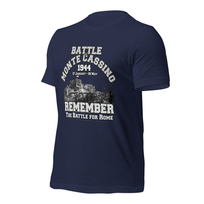 Battle of Monte Cassino T-shirt, Monte Cassino Tee,comancha Graphics tee,