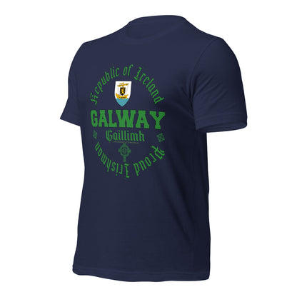 GALWAY t-shirt, GALWAY Ireland Tee,GALWAY city tee, GALWAY TGALWAY - Republic of Ireland t-shirt, Comancha Graphics,