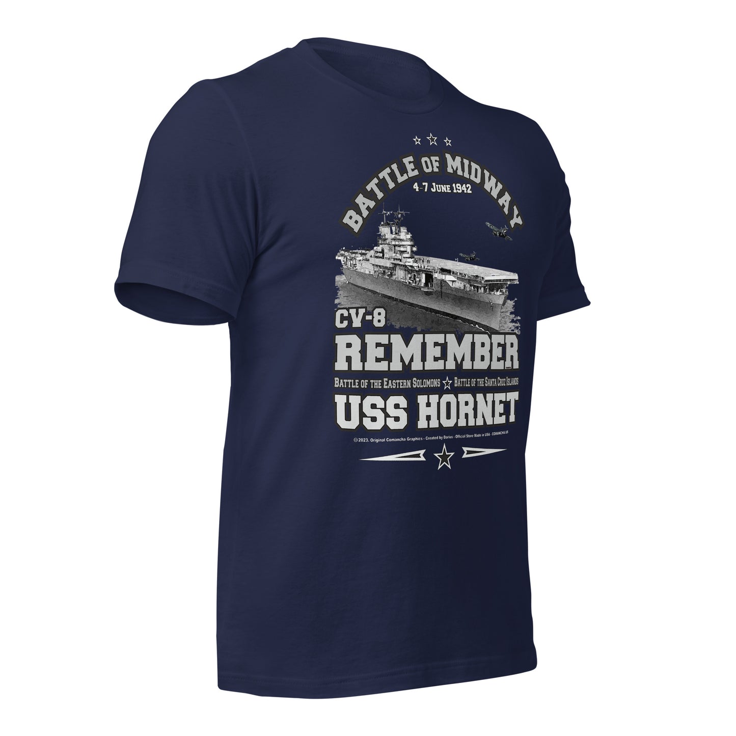 USS HORNET CV-9 t-shirt, USS HORNET navy ship tees,USS HORNET CV-9 Aircraft carrier tee, USS HORNET Tee,comancha t-shirt,