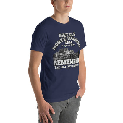 Battle of Monte Cassino T-shirt, Monte Cassino Tee,comancha Graphics tee,