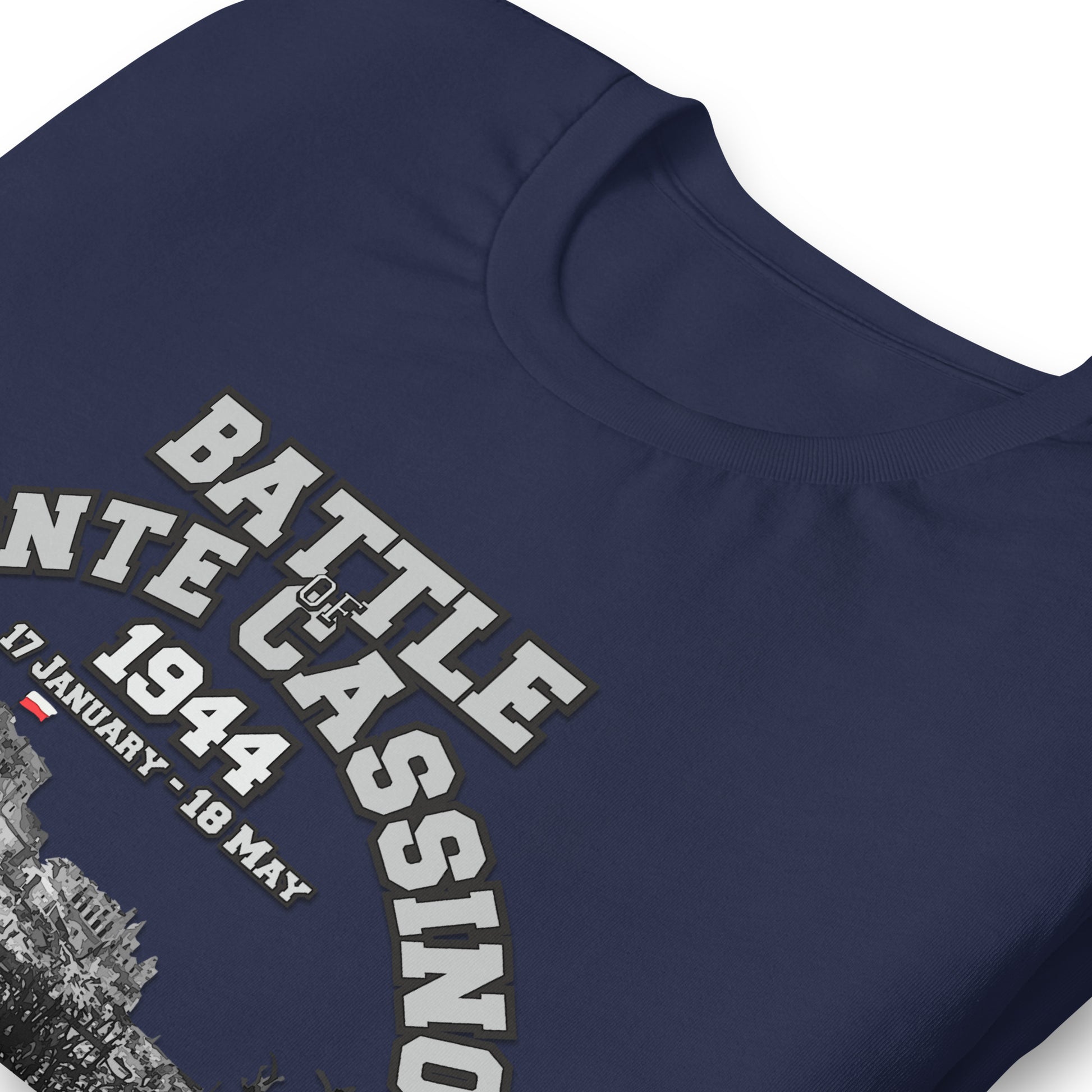 Battle of Monte Cassino T-shirt, Monte Cassino Tee,comancha Graphics tee,