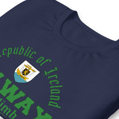 GALWAY t-shirt, GALWAY Ireland Tee,GALWAY city tee, GALWAY TGALWAY - Republic of Ireland t-shirt, Comancha Graphics,