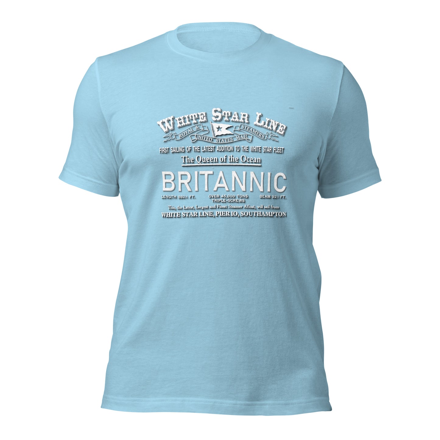 BRITANNIC transatlantic t-shirt - White Star Line t-shirt