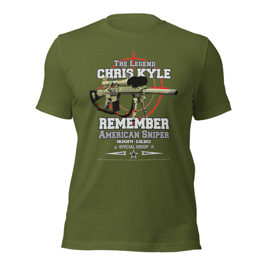 REMEMBER CHRIS KYLE American Sniper Unisex t-shirt, Comancha Graphics T-shirt,