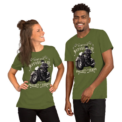 Vintage Police Motorcycle 1942 t-shirt