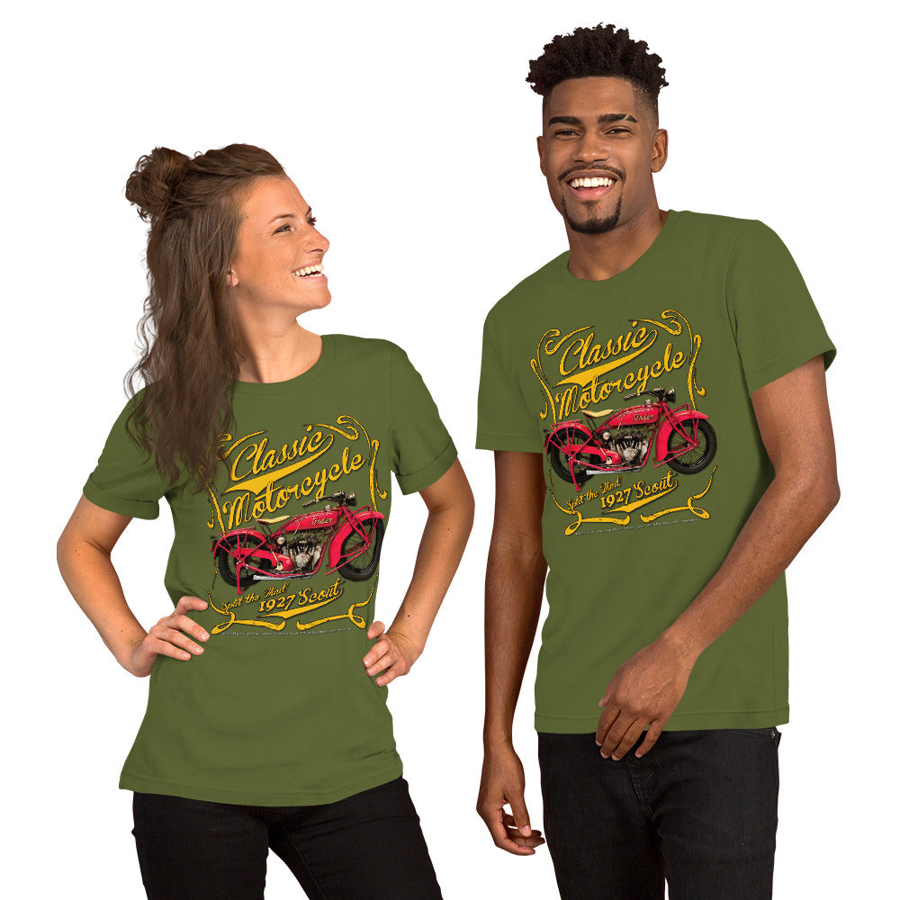 Classic Scout 1927 - Vintage Motorcycle Tee