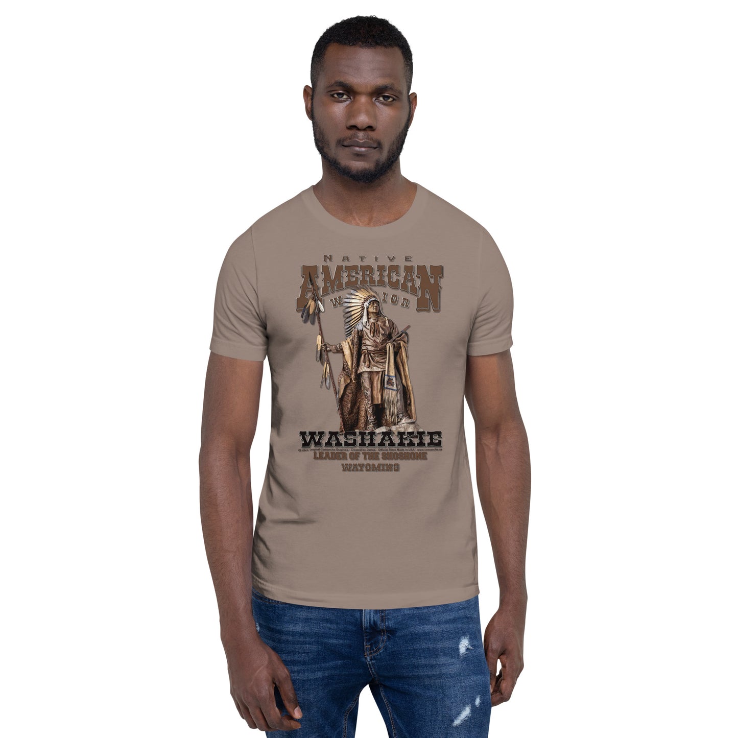 WASHAKIE SHOSHONE WARRIOR t-shirt