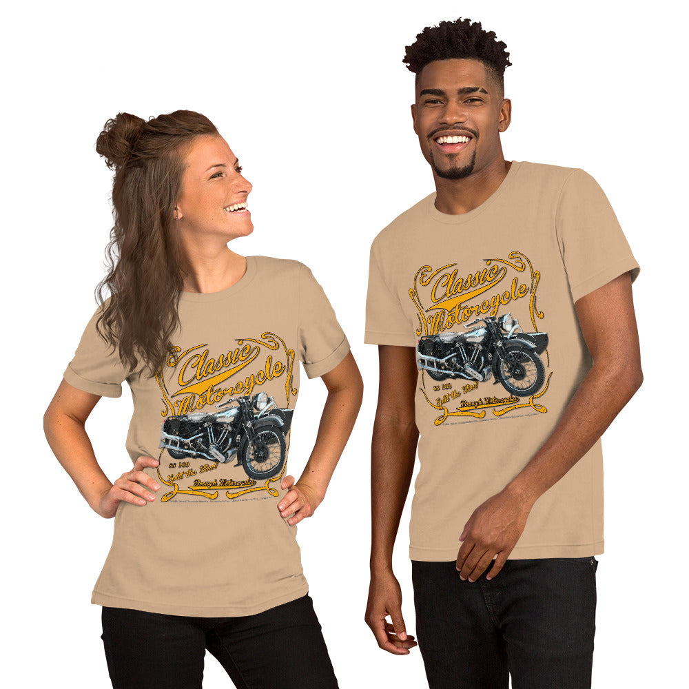 Vintage Motorcycle - Brough Superior SS100 unisex Tee, Comancha, Brough Superior SS100 Tee