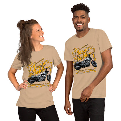 Classic American Bobber Motorcycle unisex Tee