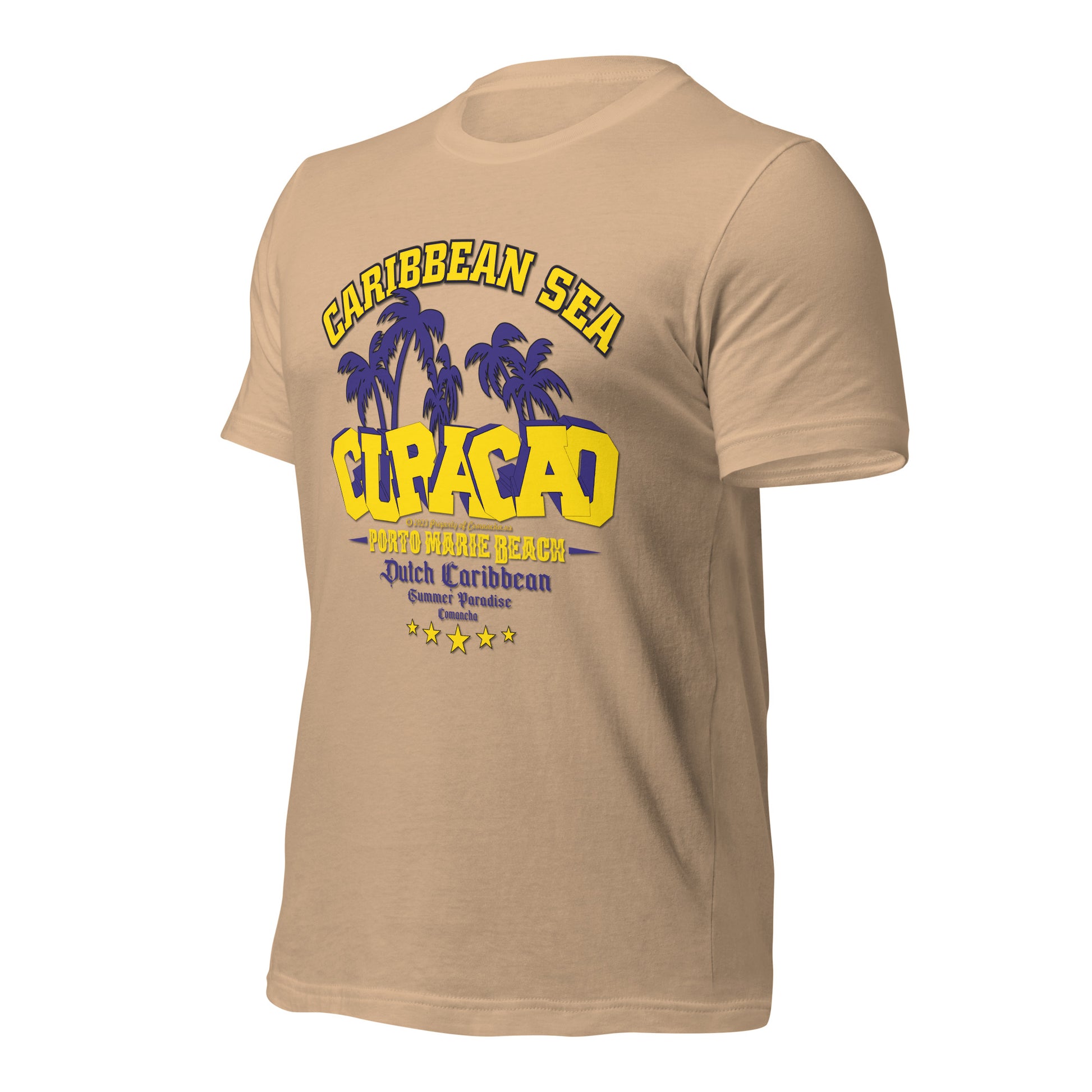 CURACAO tee,CURACAO t-shirt, Comancha Graphics tee,