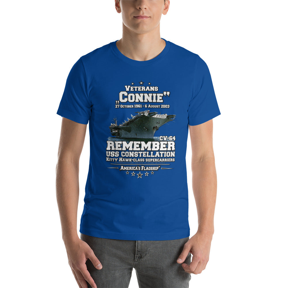 USS CONSTELLATION t-shirt, CV-64 Aircraft Carrier Unisex t-shirt, Comancha Navy T-shirt,