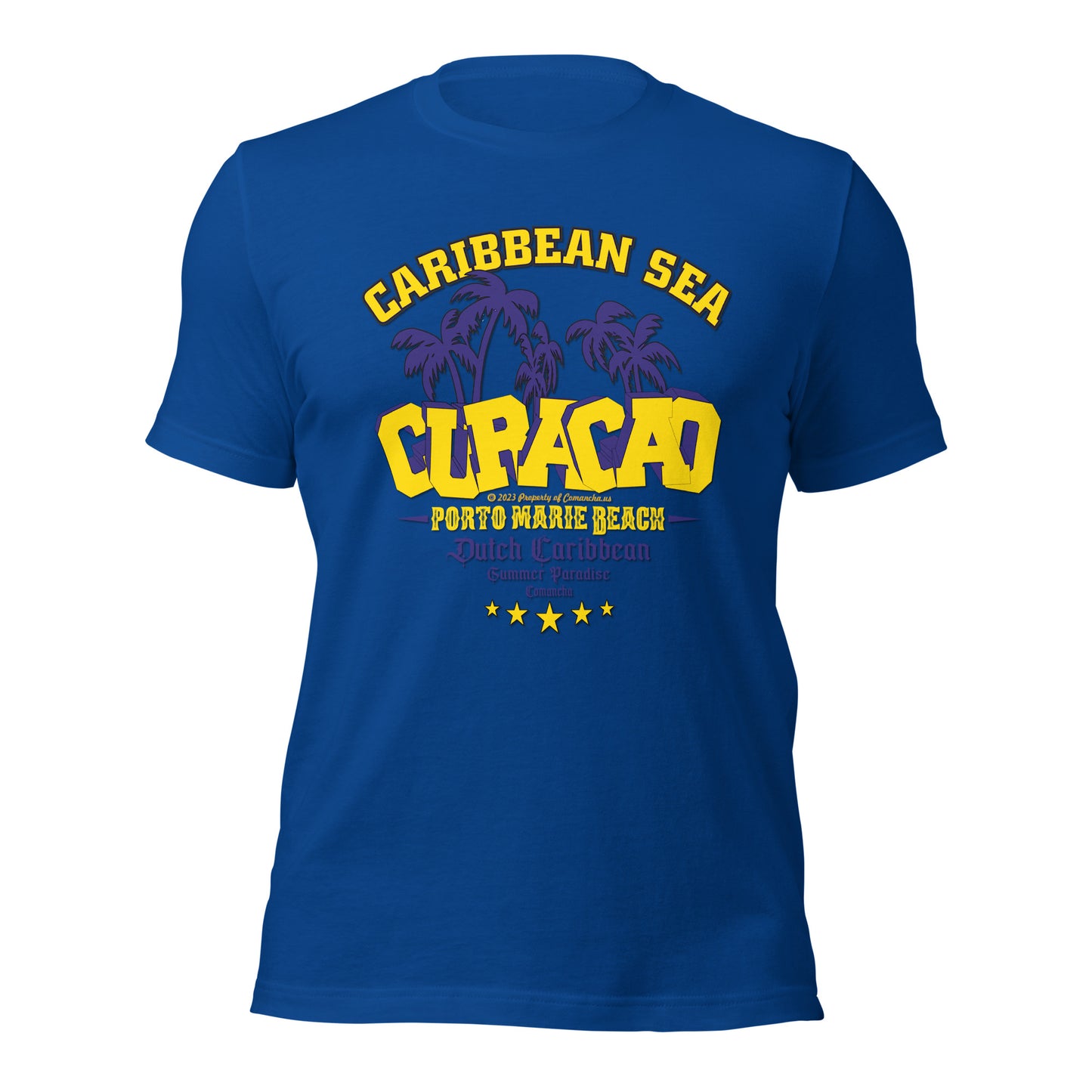 CURACAO tee,CURACAO t-shirt, Comancha Graphics tee,