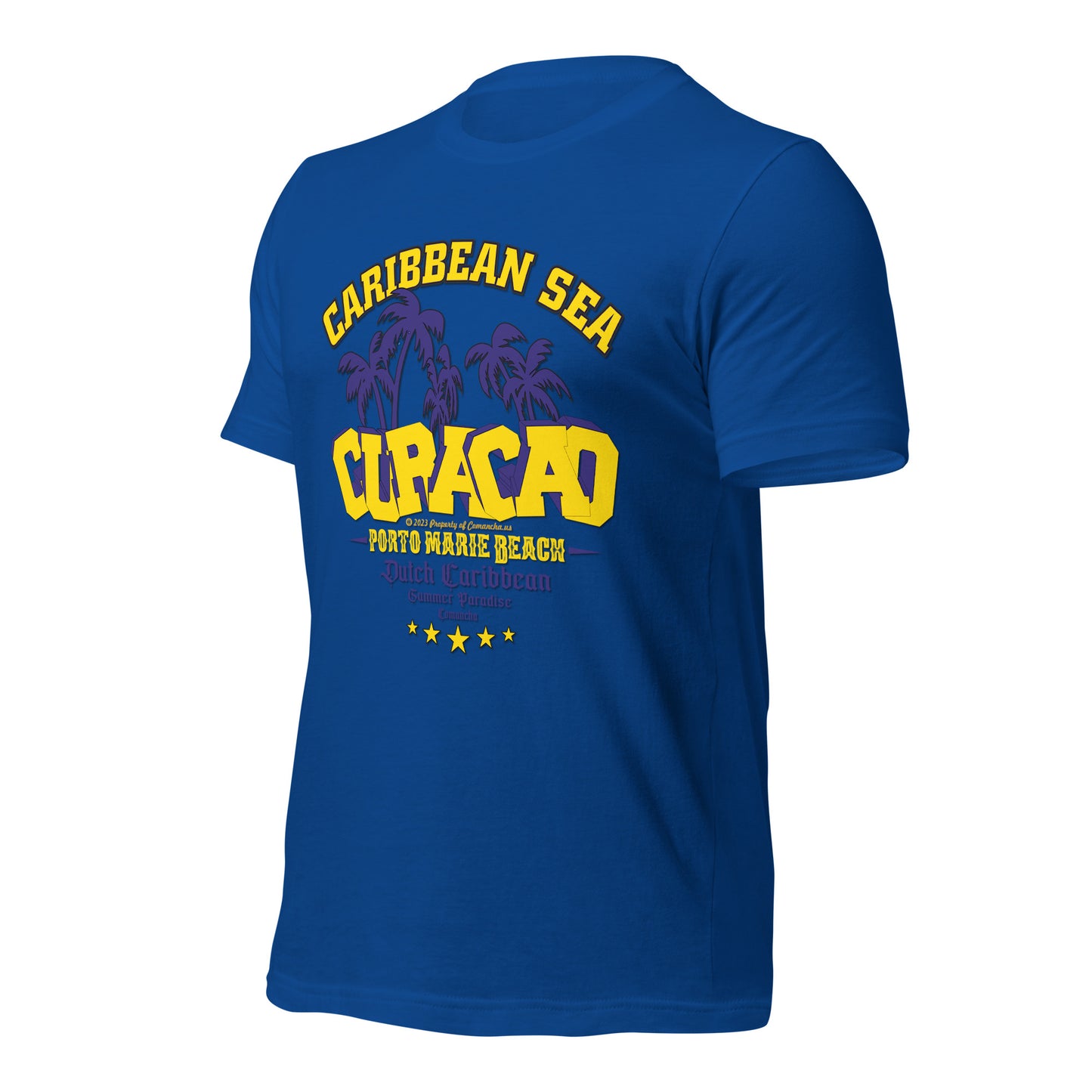 CURACAO tee,CURACAO t-shirt, Comancha Graphics tee,