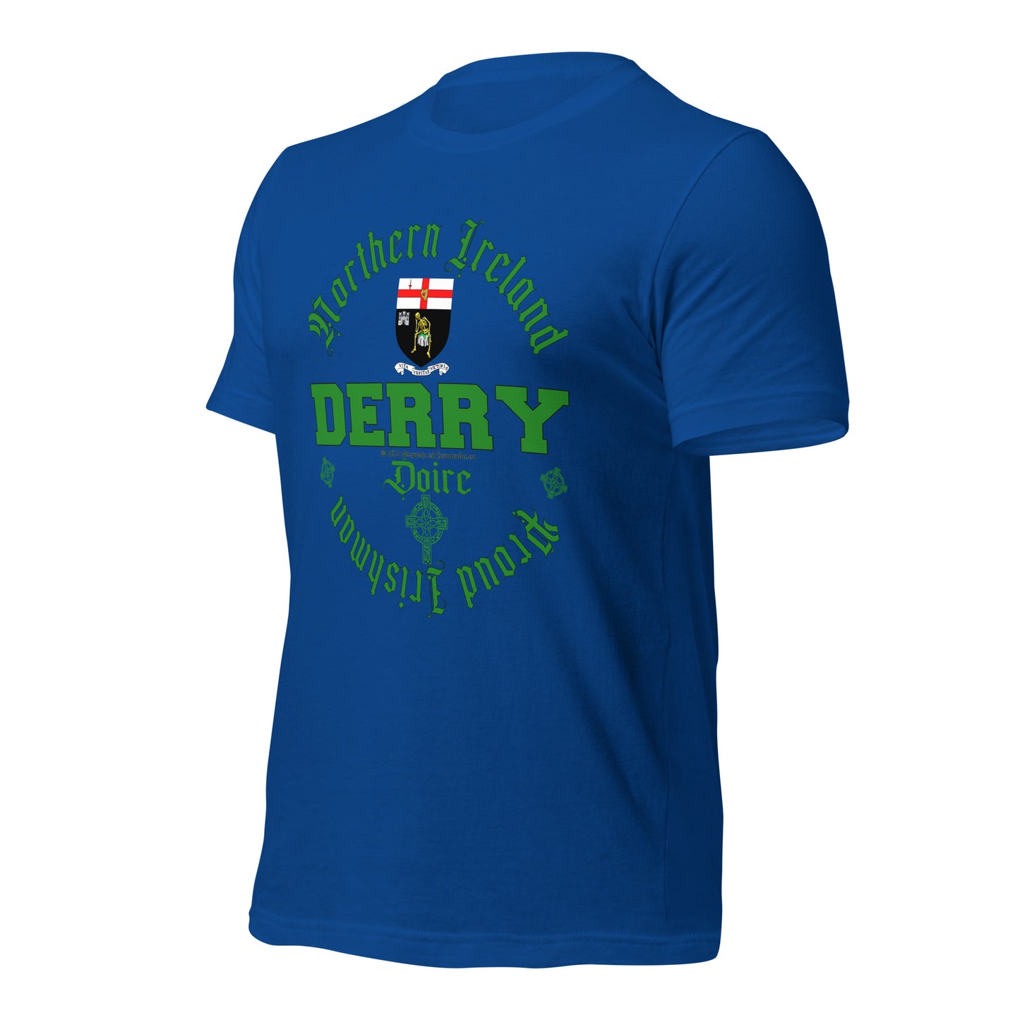 DERRY city tee,DERRY t-shirt, DERRY Ireland tee,DERRY - Northern Ireland t-shirt, Comancha Graphics,