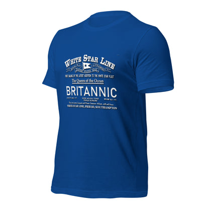 BRITANNIC transatlantic t-shirt - White Star Line t-shirt