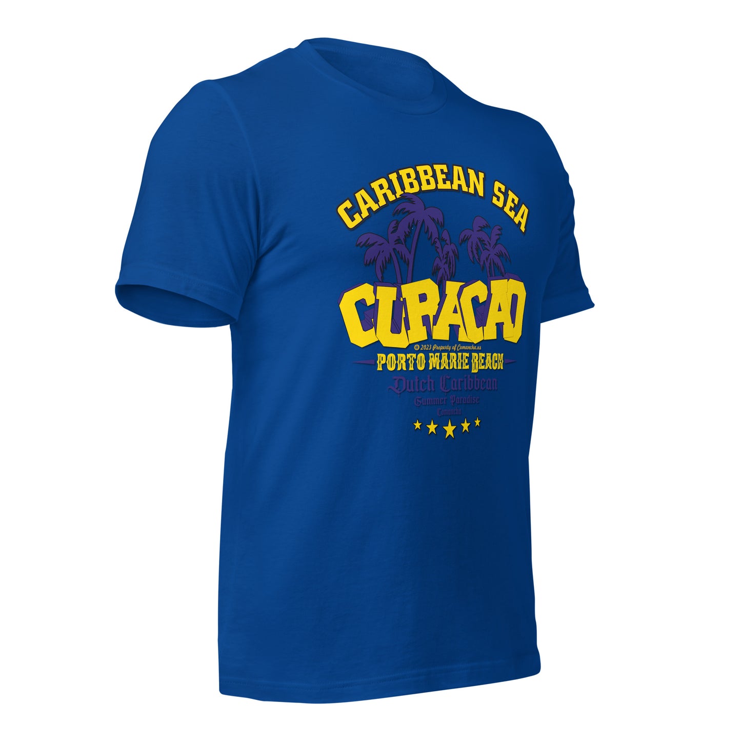 CURACAO tee,CURACAO t-shirt, Comancha Graphics tee,