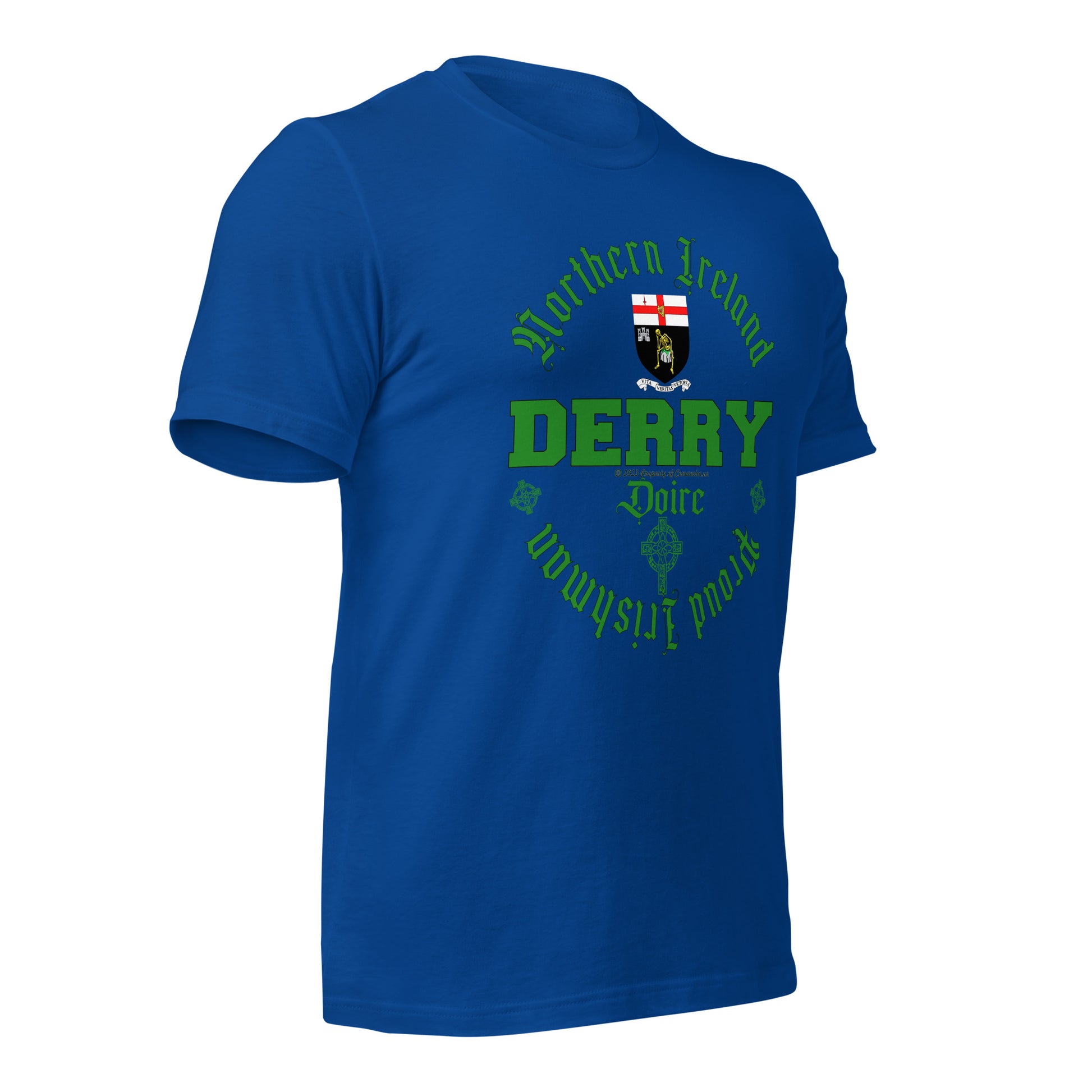 DERRY city tee,DERRY t-shirt, DERRY Ireland tee,DERRY - Northern Ireland t-shirt, Comancha Graphics,