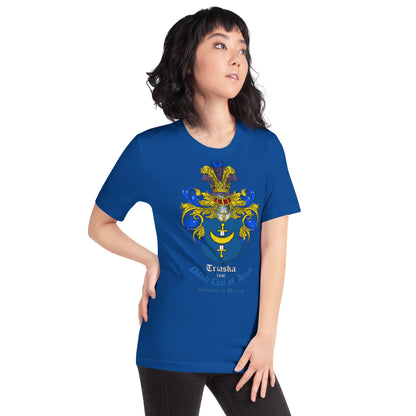 Herb Trzaska Koszulka, Trzaska Herb Rodowy T-shirt,