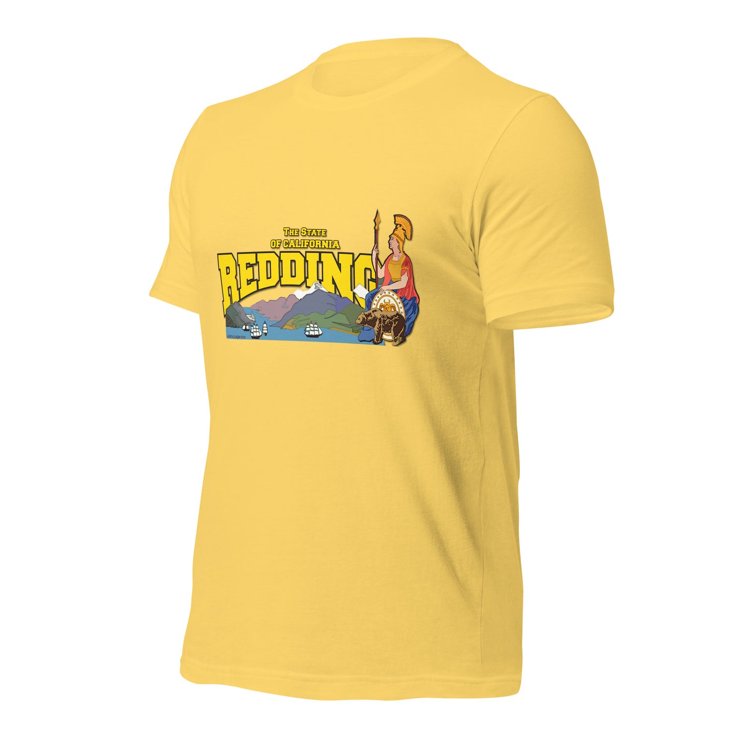 REDDING city California State tee,