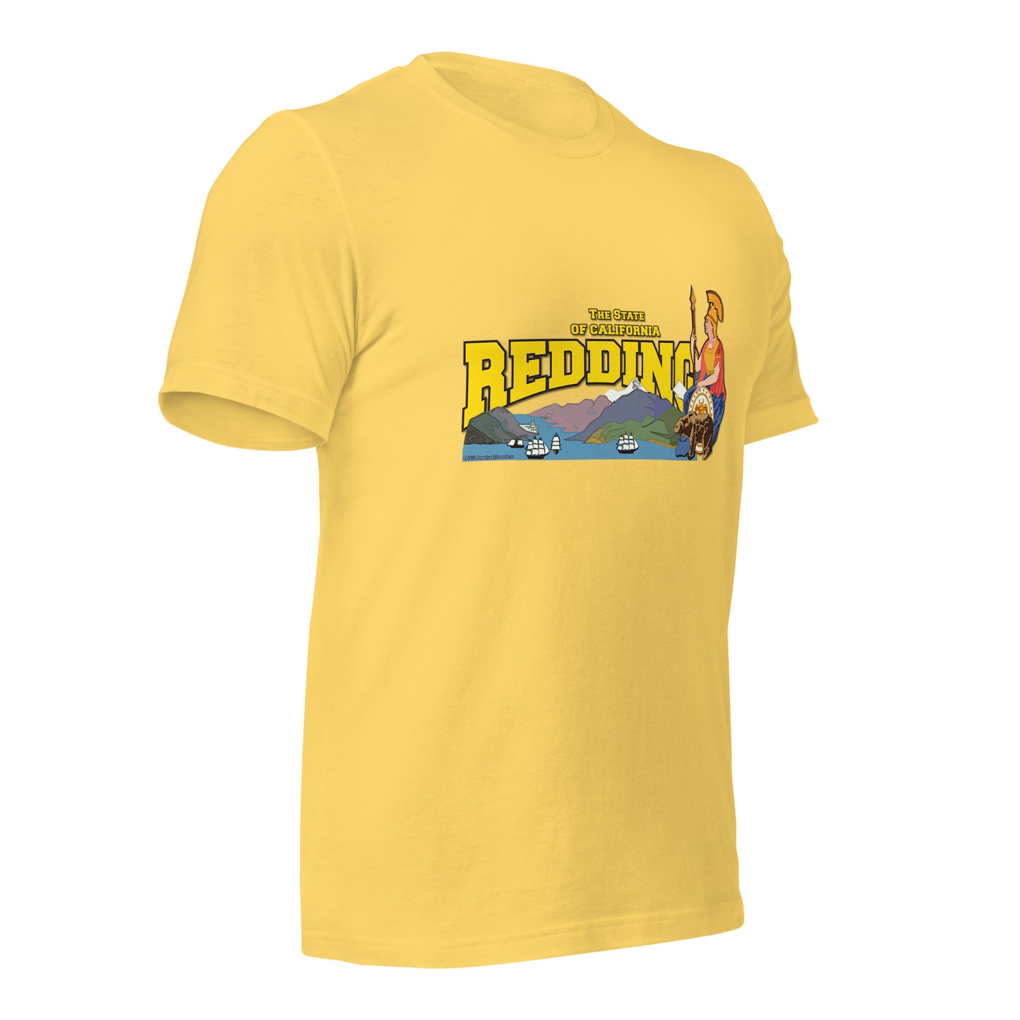 REDDING city California State tee,