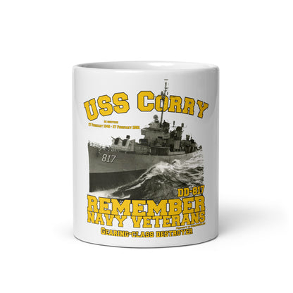 USS Corry DD-817 Destroyer mug