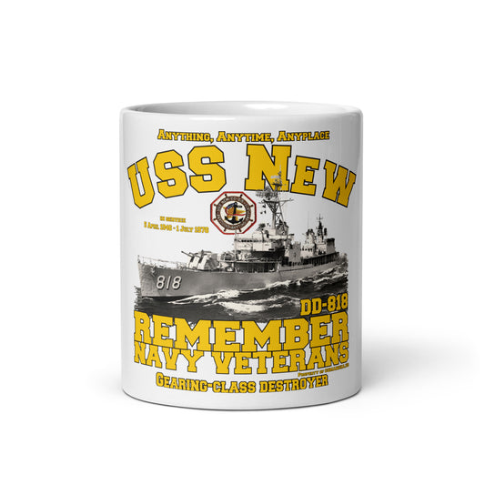 USS New DD-818 Destroyer mug