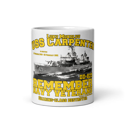 USS Carpenter DD-825 mug