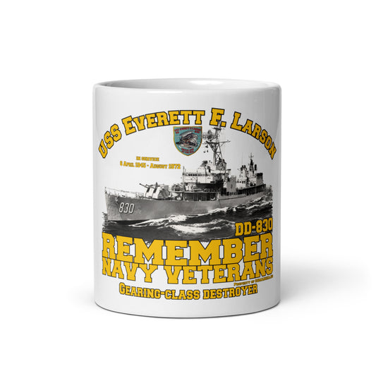 USS Everett F. Larson DD-830 mug