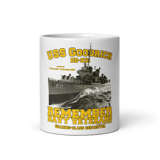 USS Goodrich DD-831 Destroyer mug