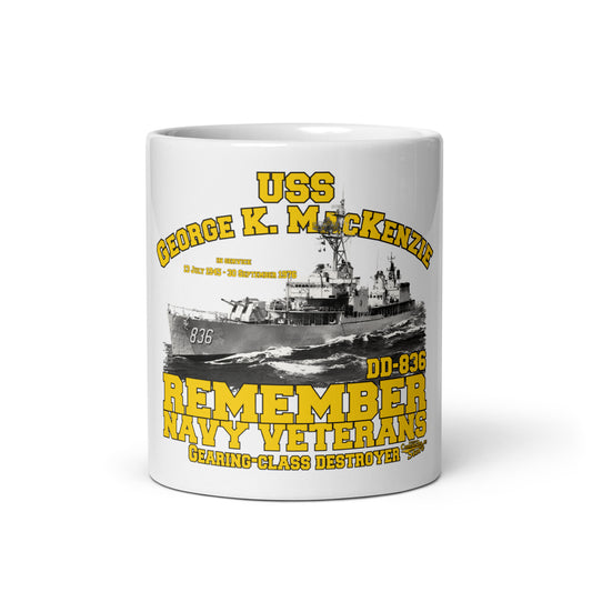 USS George K. MacKenzie DD-836 mug