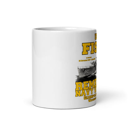 USS Fiske DD-842 Destroyer mug,