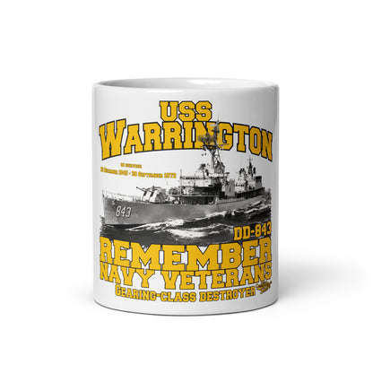 USS Warrington DD-843 Destroyer mug