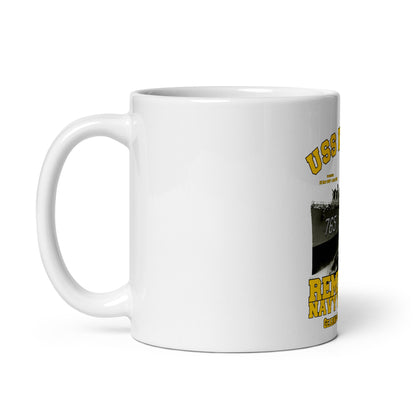 USS Keppler DD-765 Destroyer Veterans White glossy mug