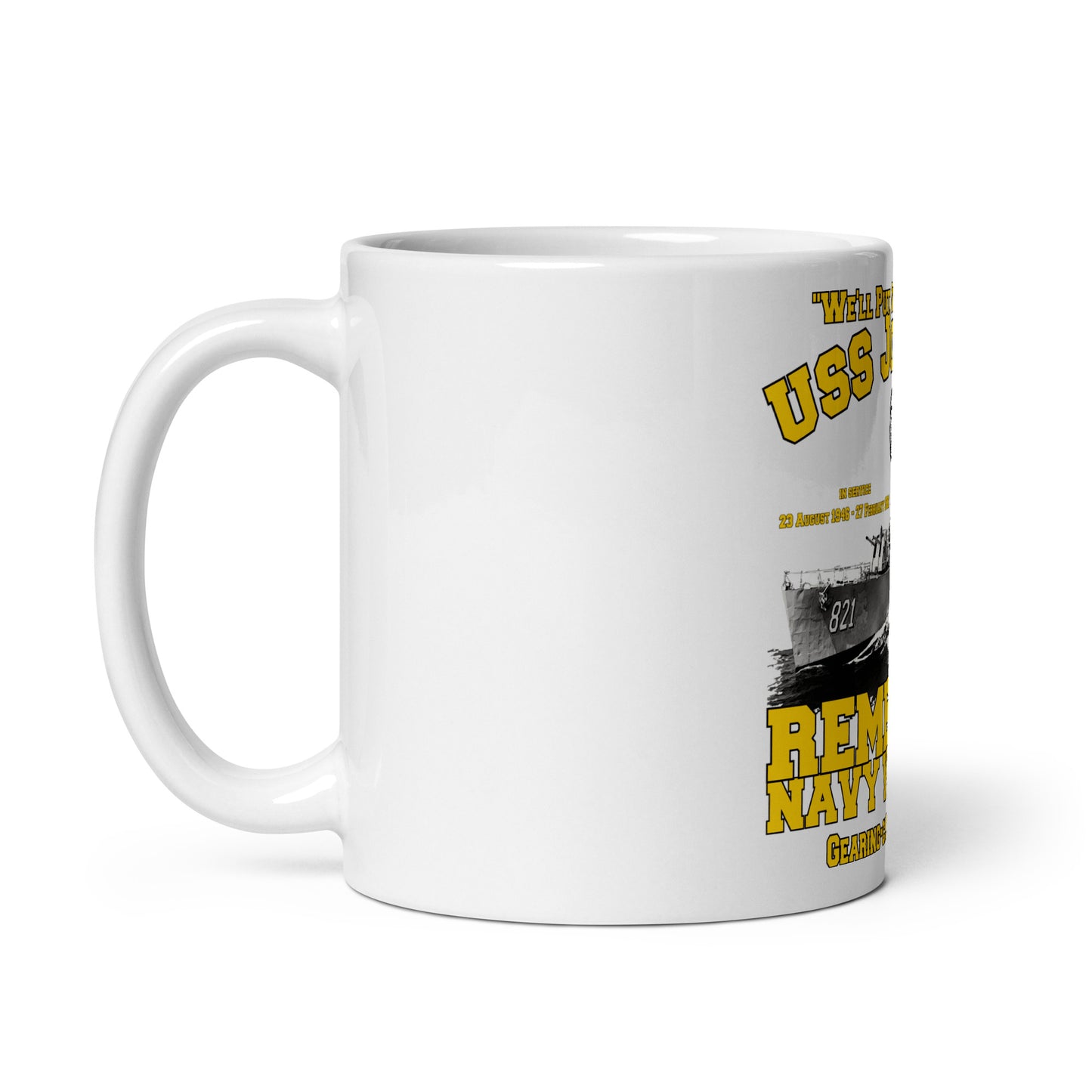 USS Johnston DD-821 mug