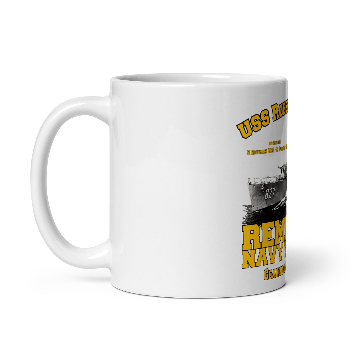 USS Robert A. Owens DD-827 Destroyer mug,