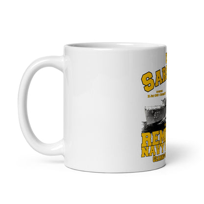 USS Sarsfield DD-837 mug,