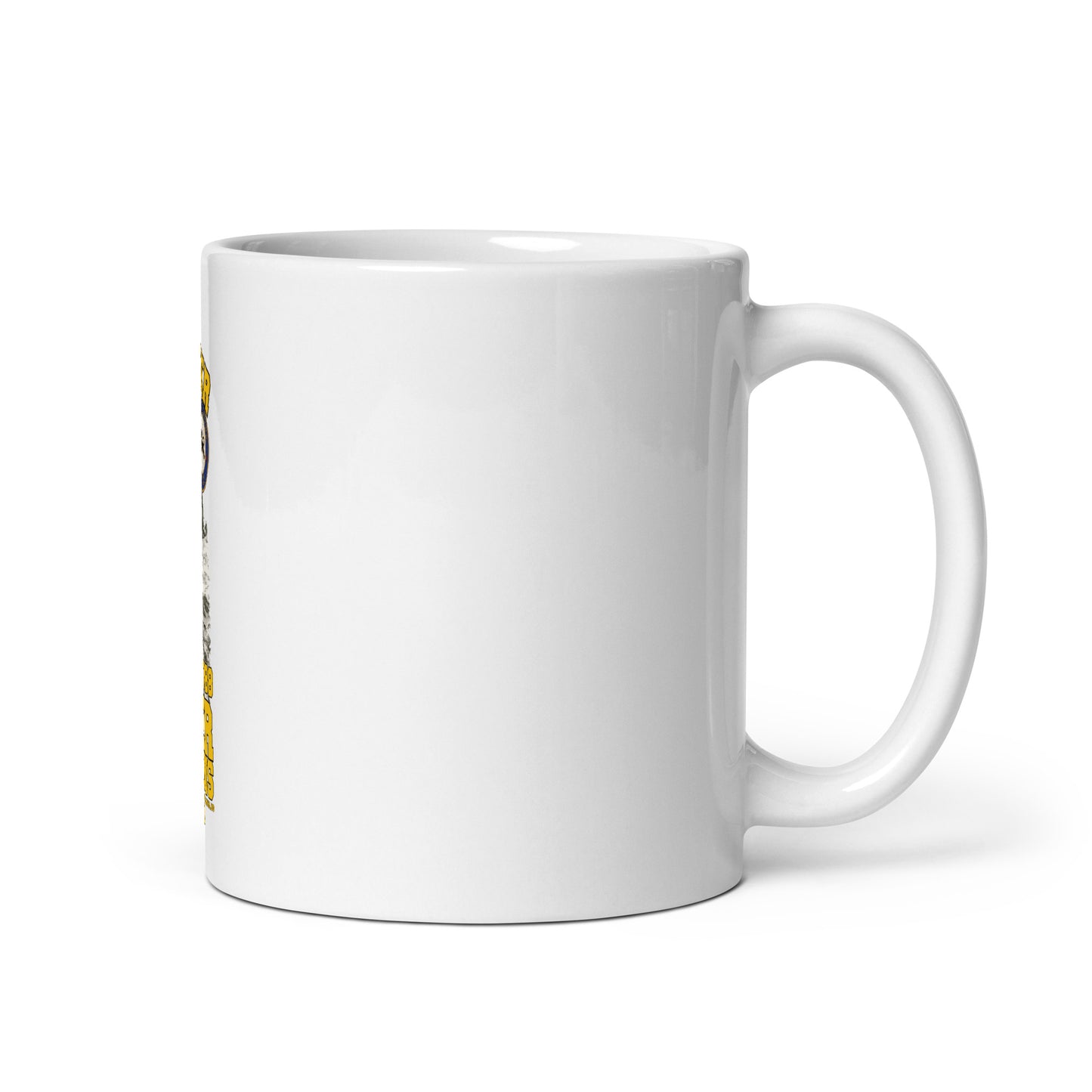 USS Hollister DD-788 Destroyer White glossy mug