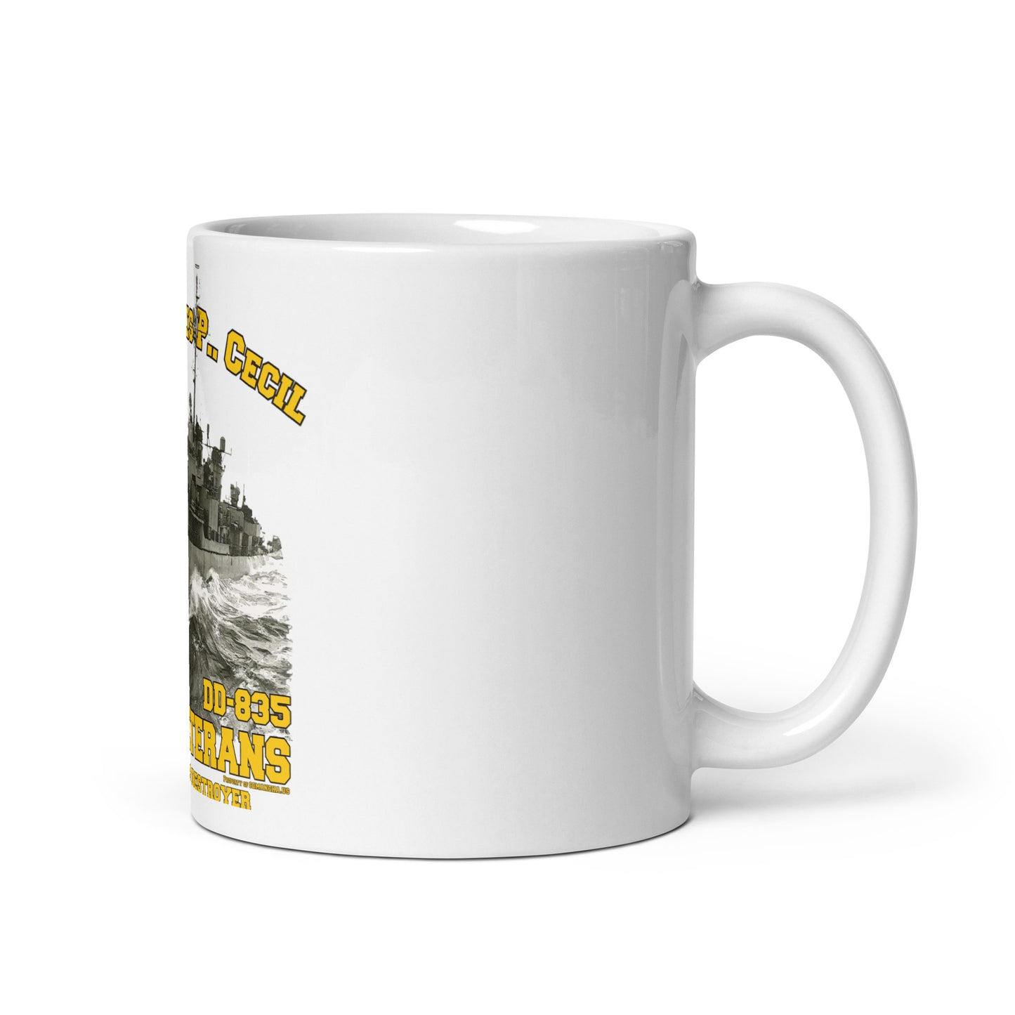 USS Charles P. Cecil DD-835 mug