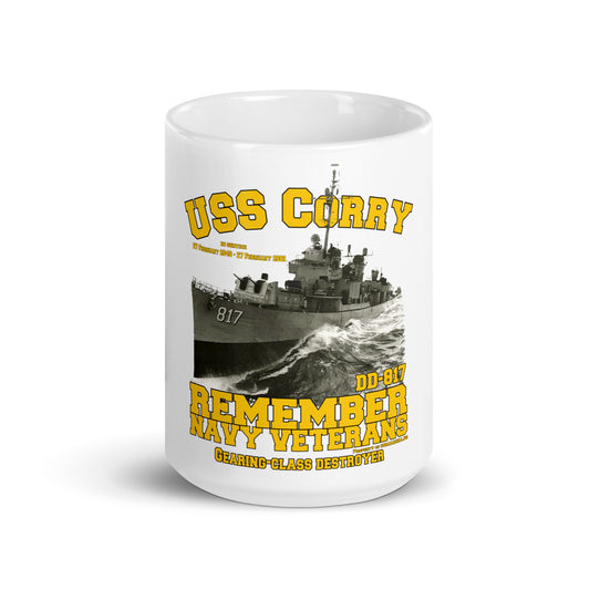 USS Corry DD-817 Destroyer mug