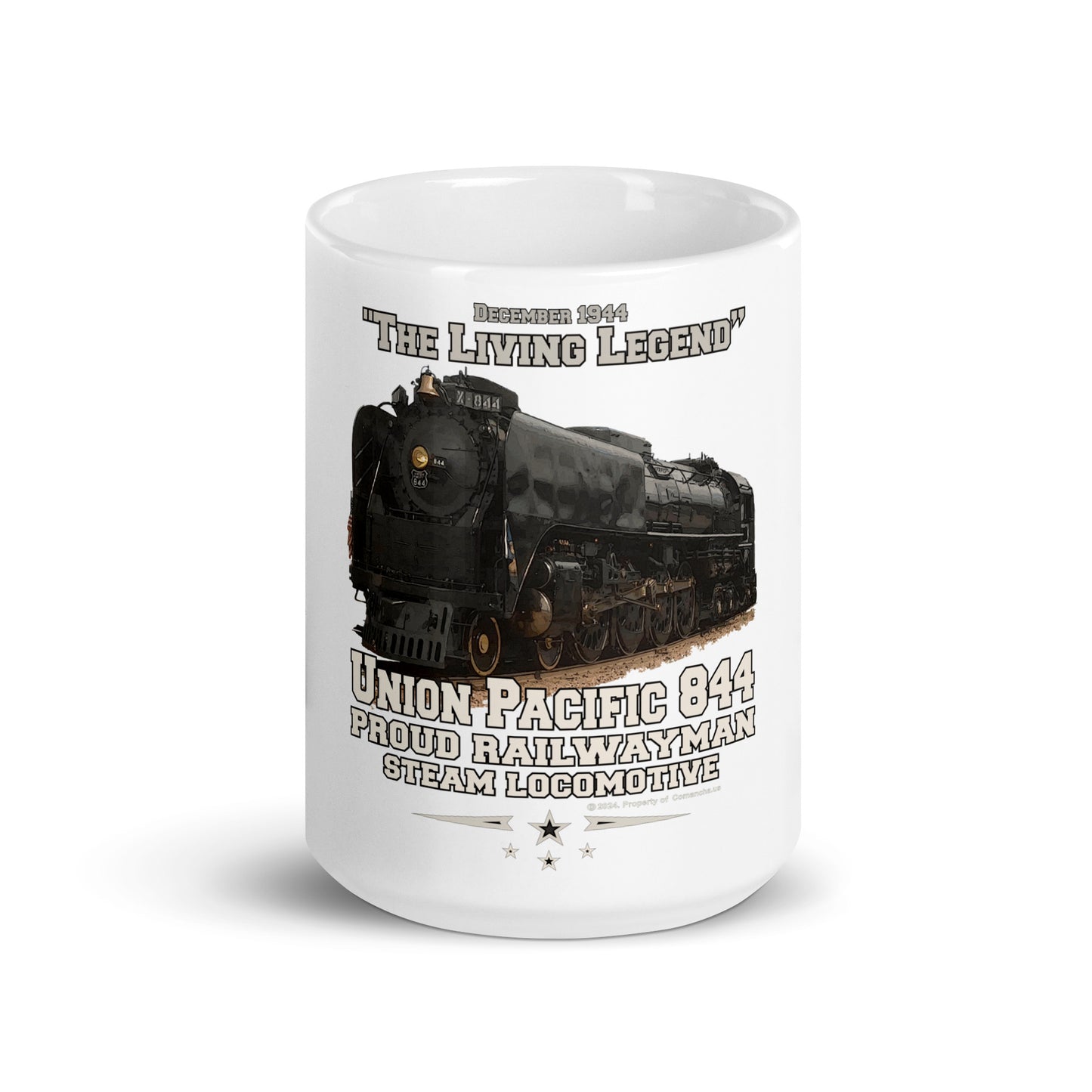 UP 844 Steam Locomotive mug,