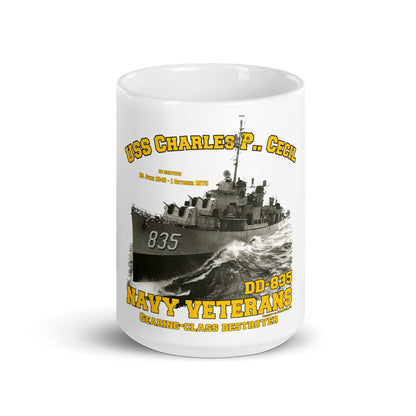 USS Charles P. Cecil DD-835 mug