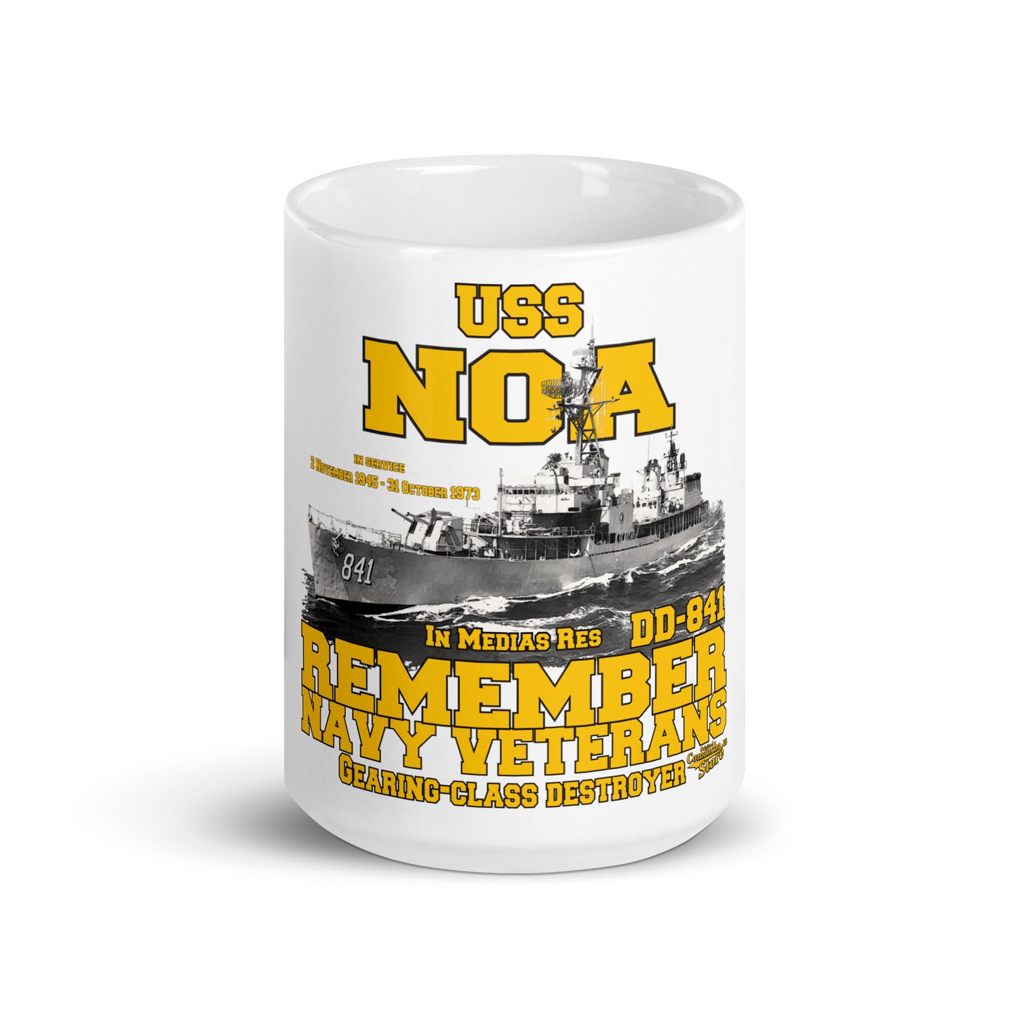 USS Noa DD-841 Destroyer mug