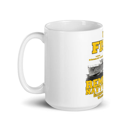 USS Fiske DD-842 Destroyer mug,