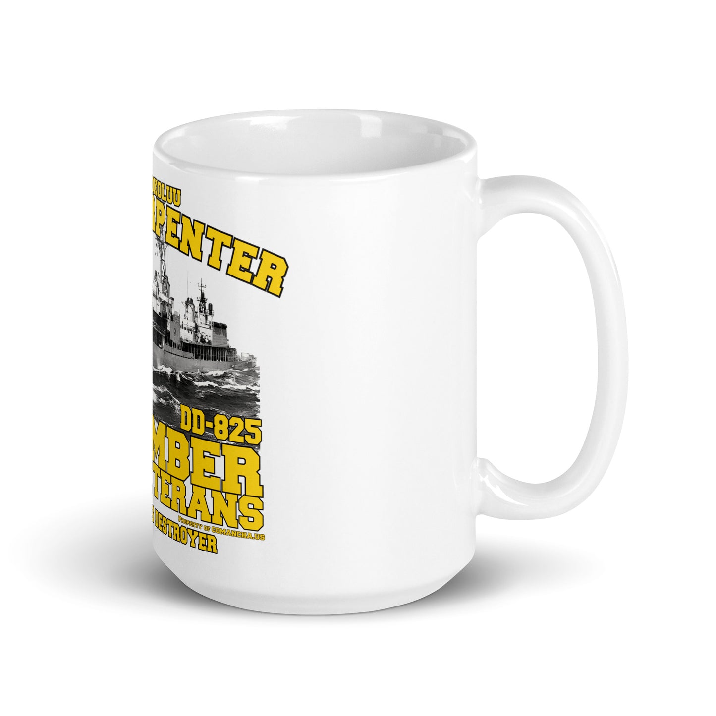 USS Carpenter DD-825 mug