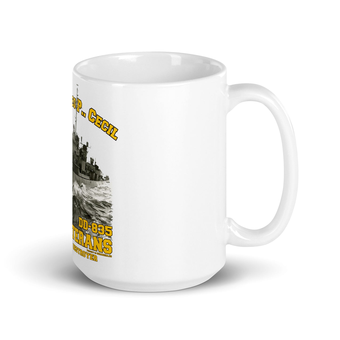 USS Charles P. Cecil DD-835 mug