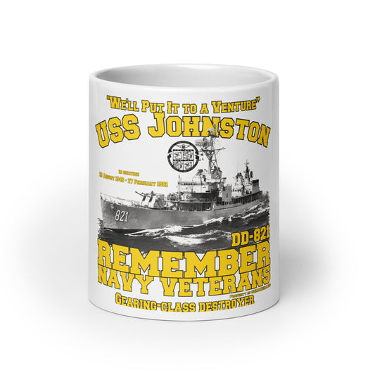 USS Johnston DD-821 mug