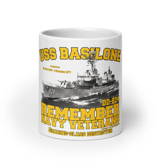 USS Basilone DD-824 Destroyer mug,