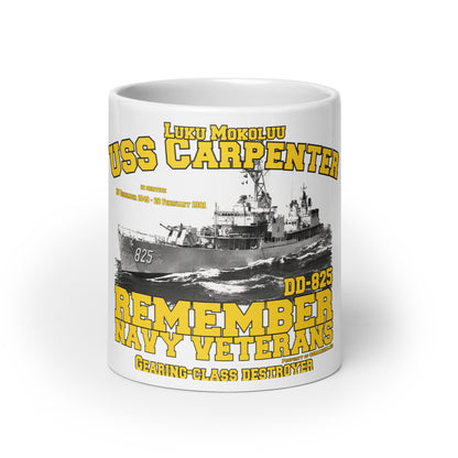 USS Carpenter DD-825 mug